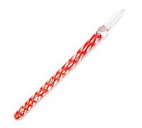 Jacques Herbin 21722T - Plume de verre droite 16 cm, Rouge Caroubier