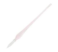 Jacques Herbin 21862T - Plume de verre torsadée rose pale 18 cm