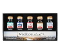 Jacques Herbin 27700T Coffret 5 encres d'écriture 10ml Couleurs Paris