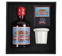 Jacques Herbin 27922T - Un coffret encrier spécial 350 ans comprenant un encrier en porcelaine, une notice et un flacon d'encre 100 ml couleur Rouge caroubier