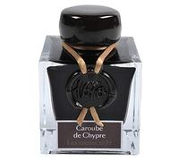Jacques Herbin - Réf 15045JT - Encre pour Stylos Plumes & Rollers - Caroube de Chypre / Cyrpus Caron - Flacon 50ml - Collection '1670' Jacques Herbin Prestige - Encre Marron