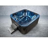 Jacuzzi extérieur américain Torina bleu océan / gris 215 x 215 cm
