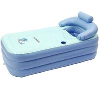 Jacuzzi gonflable - Détente à emporter - Se détendre chez soi - 140 x 76 x 40 cm - Bleu
