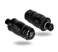 Jadeshay Betteri BC01 Connecteur de Câble, Prise de Connexion d'alimentation Connecteur d’Alimentation Femâle AC étanche IP68 à 3 Broches Compatible avec Micro-Onduleur Hoymiles Deye