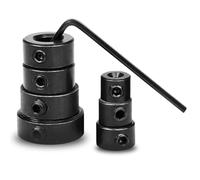 Jadeshay Butées de Profondeur pour Forets, Ensemble de Forets, Butées de Profondeur de Forage, Colliers de Butée de Profondeur 8pcs, 3mm, 4mm, 5mm, 6mm, 8mm, 10mm, 12mm