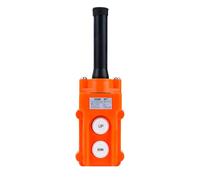 Jadeshay COB61 Commande de levage de grue, Interrupteur à bouton-poussoir de levage étanche à la pluie 250V AC/5A, 500V AC/2A Interrupteur de Commande haut/bas pour grues et plates-formes élévatrices