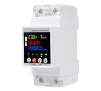 Jadeshay Compteur D'énergie Intelligent WiFi 63A AC140-300V Fuite Terre Intelligente sur sous Tension Protecteur Tuya Dispositif Interrupteur Disjoncteur énergie Puissance Smart Life 230V