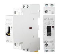 Jadeshay Contacteur Jour Nuit Contacteur 220V 2P Contacteur AC Domestique Monophasé Rail DIN 25A 2NO pour Télécommande Éclairage Chauffage Ventilation