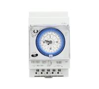 Jadeshay Horloge Piscine Mécanique 16A 250VAC Programmateur Piscine Horloge Chauffe Eau 15 Minutes 24 Heures pour Hogar, Cocina, Interior, Exterior Iluminación Exterior