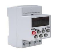 Jadeshay Interrupteur Horaire, Minuterie Numérique Programmable pour rail DIN avec 16 Groupes de Programmes Interrupteur Temporisé pour éclairage, pompe à eau AC220V