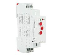 Jadeshay Relais Temporisé 12V GRT8-M1 Relais Temporisé Multifonctionnel avec 10 Fonctions Montage sur Rail DIN AC/DC 12V ~ 240V
