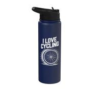 J'adore le vélo | Passion Expression Stainless Steel Insulated Water Bottle