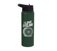 J'adore le vélo | Passion Expression Stainless Steel Insulated Water Bottle