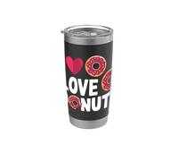 J'adore les beignets Gobelet isotherme en acier inoxydable double paroi