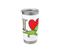 J'adore les dragons barbus Gobelet isotherme en acier inoxydable double paroi