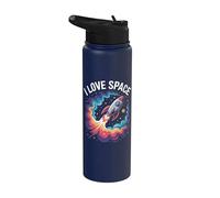 J'adore Space Rocket Cosmic Adventure Stainless Steel Insulated Water Bottle