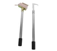 Jadpes Couteau Désherbeur en Acier Inoxydable, Manche Réglable | Matériaux durables, efficaces pour les fissures, adaptés aux allées, terrasses, pavés