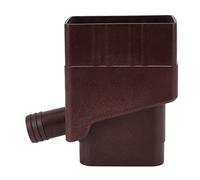 Jadpes Système de Collecte d'eau de Pluie avec Déviateur de Gouttière | Résistant aux UV, installation facile, matériau ABS, idéal pour les jardins, compatible avec les descentes pluviales