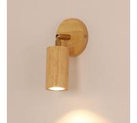 Jadssox Applique Murale en Bois Lampe Murale réglable Lampe de Chevet Support Mural Appliques câblées Nordiques projecteurs pivotants muraux en Bois pour Lampes de tête de lit de Chambre à Coucher de