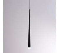Jadssox Lampe suspendue minimaliste à tube LED, luminaire d'îlot de cuisine unique, lampes suspendues à 3 modes de couleur 5W Plafonniers pour salle à manger, chambre à coucher