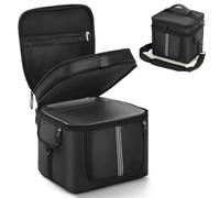 Jaffzora Boîtier de station d'alimentation portable pour EcoFlow, Noir , 11.4 x 10.6 x 11.2 inches, Classique