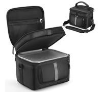 Jaffzora Boîtier de station d'alimentation portable pour EcoFlow, Noir , 9.6 x 8.3 x 8.3 inches, Moderne