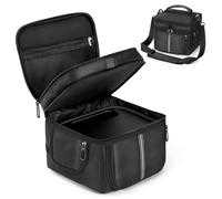 Jaffzora Étui pour centrales électriques EcoFlow River 3/Plus - Sac étanche antichoc avec aérations, poches et bandoulière pour le camping et l'extérieur