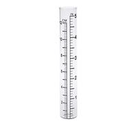 JAGETRADE Lot de 2 tubes de remplacement en verre transparent pour jauge de pluie