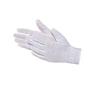 Jah 1092 Lot de 12 paires de gants en coton Oekotex fin Blanc Taille 6