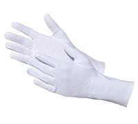 Jah 3203 Lot de 12 paires de gants, en coton oekotex, blancs, taille 6, Blanc.