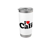 J'AIME HEART CALI CALIFORNIA Gobelet isotherme en acier inoxydable double paroi