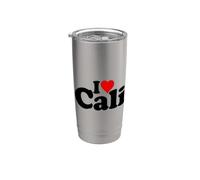 J'AIME HEART CALI CALIFORNIA Gobelet isotherme en acier inoxydable double paroi
