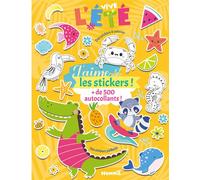 J'aime les stickers - Vive l'été ! - + de 600 autocollants ! Des stickers pailletés, des sickers à colorier - Collectif - Hemma - broché - Document jeunesse