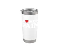 J'aime Mon Pain Copain Copine Mari Femme Amour Cadeau Couple Gobelet isotherme en acier inoxydable double paroi