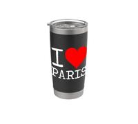 J'aime Paris Gobelet isotherme en acier inoxydable double paroi