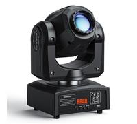 JAJALUYA 120W Lyre LED Lumière de Scène - Jeux de Lumiere DJ 8 Gobo 8 Couleurs DMX512 pour Disco DJ Party Bar Mariage