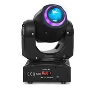 JAJALUYA 150W Lumières de Scène, Lyre LED avec RGB Anneau, 8 Gobo 8 Couleurs 9/11 CH DMX pour Disco DJ Bar Mariage