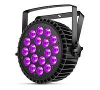 JAJALUYA 270W 18 LED Lumière de Scène - Jeux de Lumière DJ RGBW DMX512 - Par LED avec Stroboscope & Son Pour Disco Fête