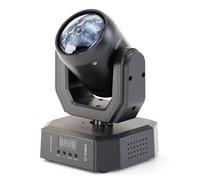 JAJALUYA 80W Lyre 6 LED - Lumière de Scène Beam Wash Gobo DMX 4 en 1 avec Télécommande - Jeux de Lumiere DJ pour Disco Fête