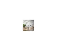 JAKARTA - Ensemble Table Haute + 2 Tabourets PP Gris - Altobuy Noir G