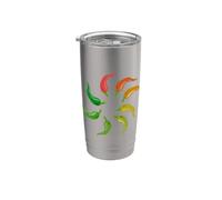 Jalapeño Roue à poivre Gobelet isotherme en acier inoxydable double paroi