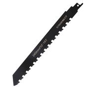 JALEVID Lames de scie sauteuse en acier au carbure - Lame de scie sabre pour pierre et bois - Pour scie sabre, métal dur - Pour béton cellulaire, béton Einhell - Accessoires professionnels (240 mm)