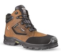 JALLATTE - Chaussures de sécurité hautes marron et noire JALROCHE SAS GORE S3 CI HI WR HRO SRC