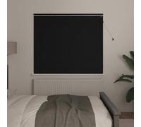 Jalousie, couleur noire, 150 x 130 cm, épaisseur 35 mm, en bois de paulownia massif