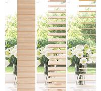 Jalousie imitation bois, dimensions 50 x 250 cm, lame de 35 mm, en bois de paulownia massif