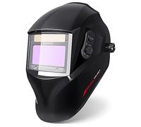 JALUWELD Masque De Soudure Automatique,DIN5-9/9-13 Auto Assombrissement | True-Color,Alimentation Solaire Batterie,Arc Tig Mig Fonction Ponçage,avec 5 Protecteurs,Automatic Welding Helmet