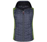 James and Nicholson - Veste hybride sans manches pour femmes LT3297 (S) (kiwi/anthracite)