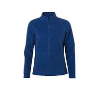 JAMES & NICHOLSON - Femme Veste Polaire Classique avec col Montant (XXL, Royal)