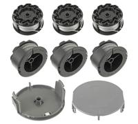 JAMHER F016800570 Trimmer spool pour Bosch UniversalGrassCut (6 Bobines de fil, 2 Couvercle de Bobine)