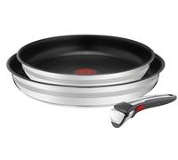 Tefal Jamie Oliver L97691, ensemble de friture, couleur noire, acier inoxydable, acier inoxydable, revêtement en titane, couleur noire, acier inoxydable, 210 °C